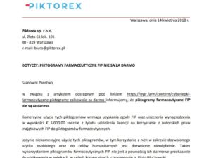 PIKTOREX - kompleksowe rozwiązania w zakresie opieki farmaceutycznej  